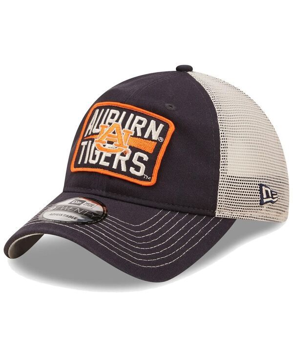 ニューエラ メンズ アクセサリー 帽子 New Era Mens Navy Natural Auburn Tigers Devoted 9TWENTY Adjustable Hat Navy Natural ネイビー