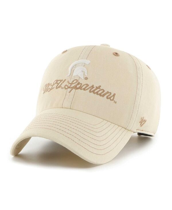 47 ブランド レディース アクセサリー 帽子 47 Brand Womens Tan Michigan State Spartans Haze Clean Up Adjustable Hatan タン