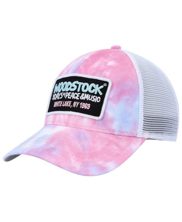 アメリカンニードル メンズ アクセサリー 帽子 American Needle Mens Pink White Woodstock Valin Trucker Snapback Hat Pink White ホワイト