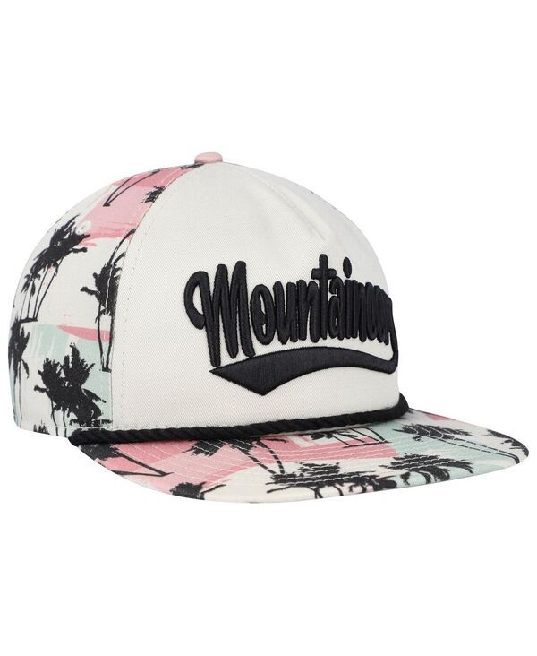 ニューエラ メンズ アクセサリー 帽子 New Era Mens Cream West Virginia Mountaineers High Tide Golfer Snapback Hat Cream クリーム