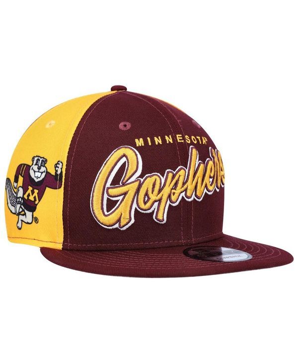 ニューエラ メンズ アクセサリー 帽子 New Era Mens Maroon Minnesota Golden Gophers Outright 9FIFTY Snapback Hat Maroon マルーン