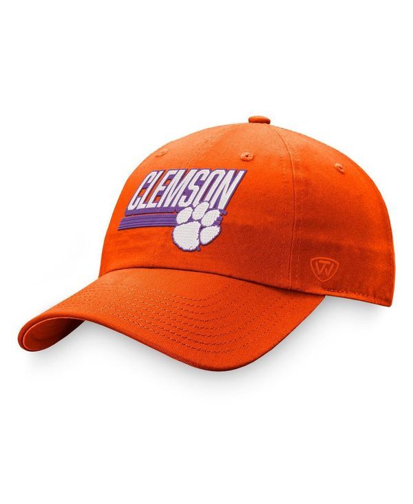トップオブザワールド メンズ アクセサリー 帽子 Top of the World Mens Orange Clemson Tigers Slice Adjustable Hat Orange オレンジ