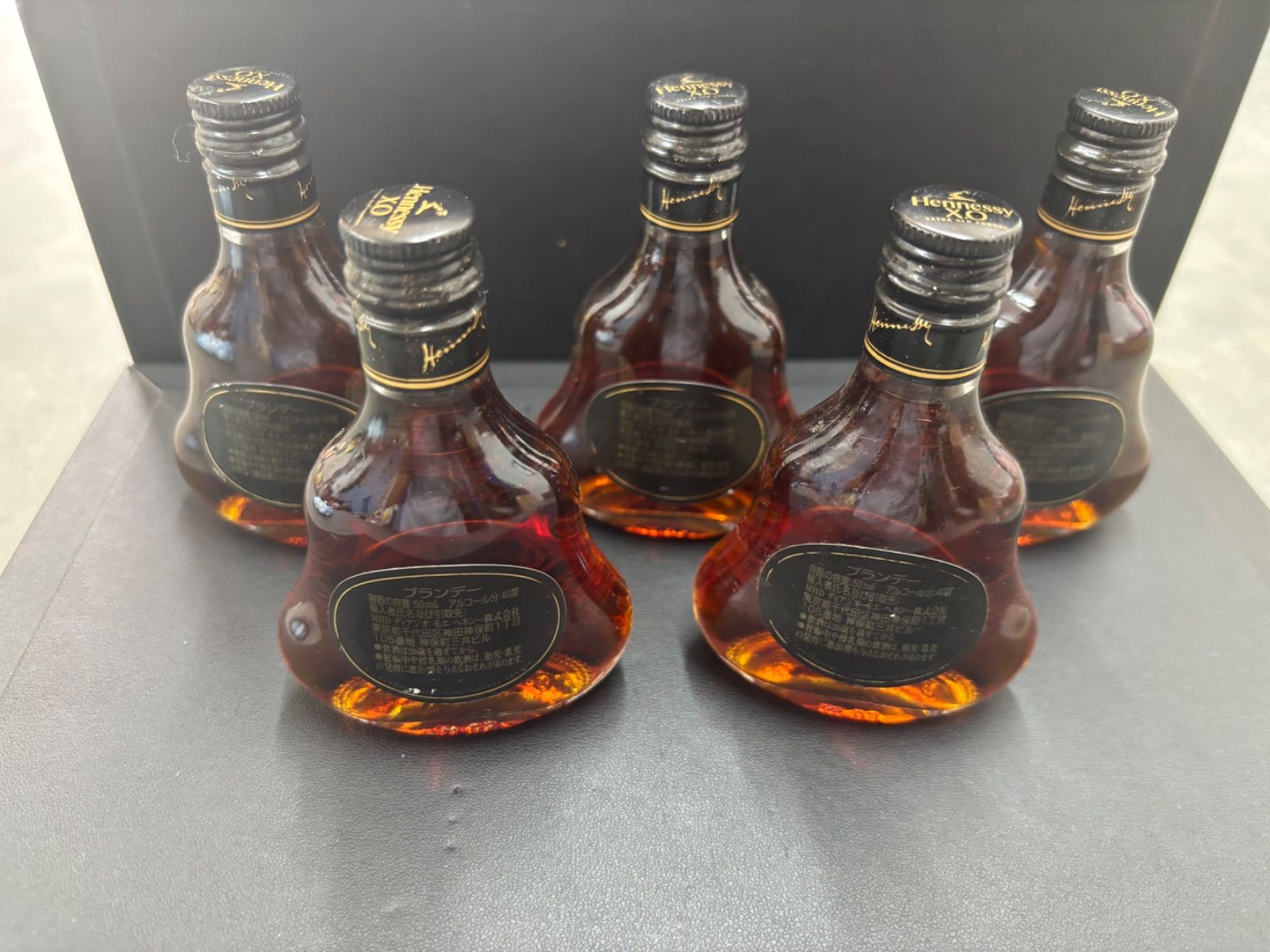 ヘネシー ミニボトル 5本セット ヘネシーXO ミニボトル 50ml 5本 古酒 コニャック - メルカリ