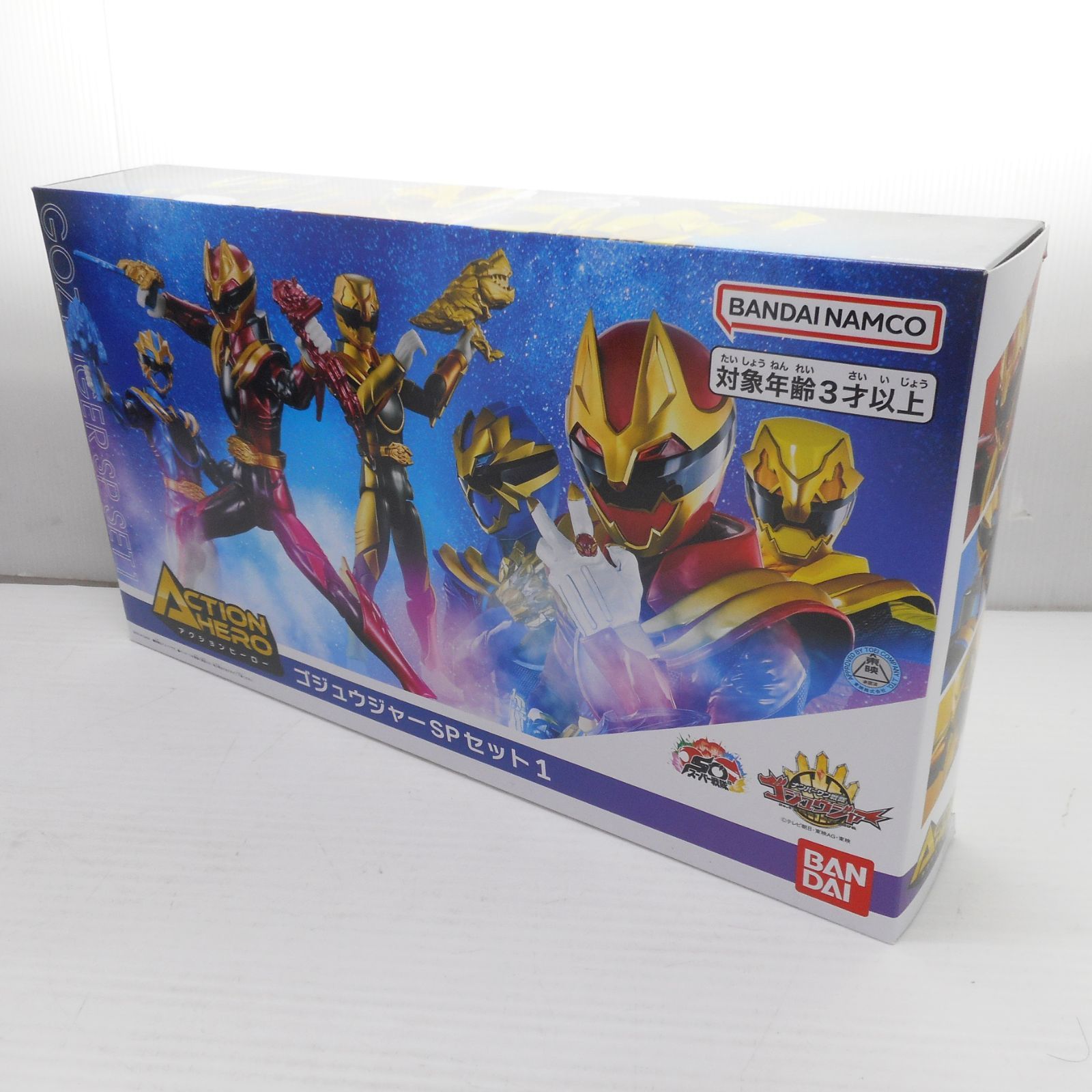 BANDAI アクションヒーロー ゴジュウジャー フィギュア 3体セット ×2箱 