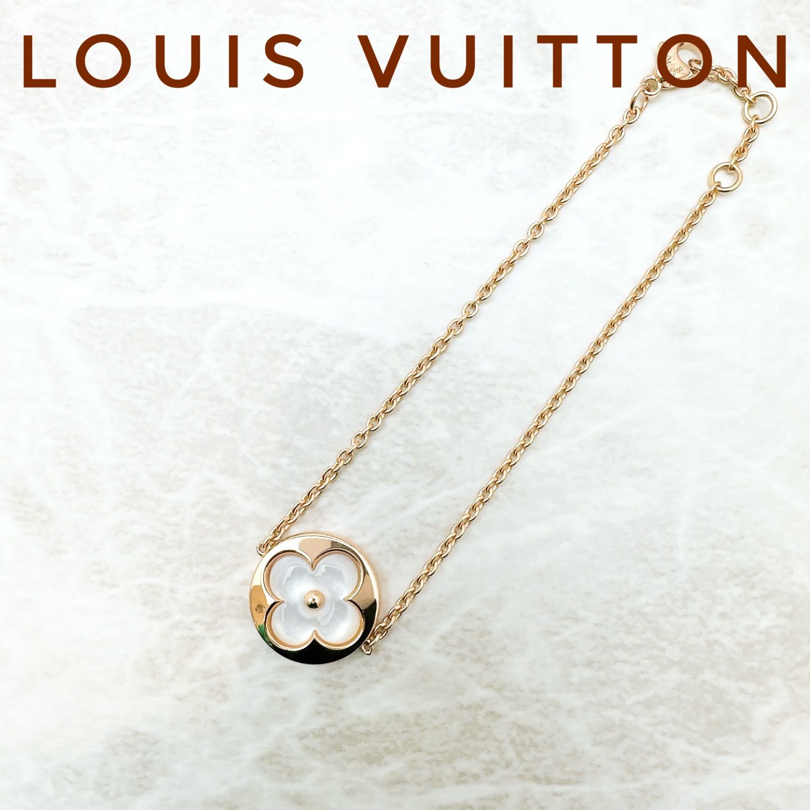 美品?LOUIS VUITTON カラーブロッサム ピンクゴールド リング ピアス U