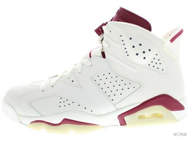 【US8.5】 AIR JORDAN 6 RETRO MAROON 384664-116 【新古品】