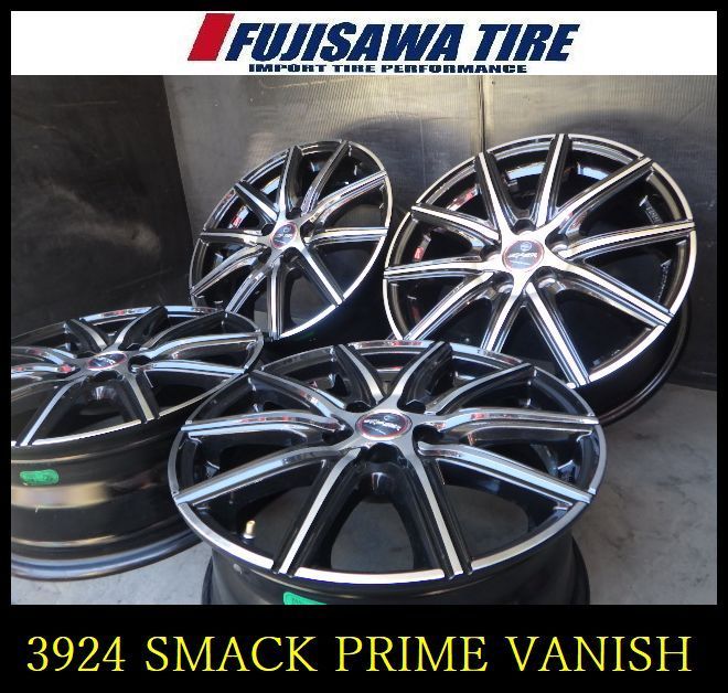 【3924】B送料無料▲KYOHO SMACK PRIME VANISH▲16x6.5J 5穴 100 +45▲4本 26103526
