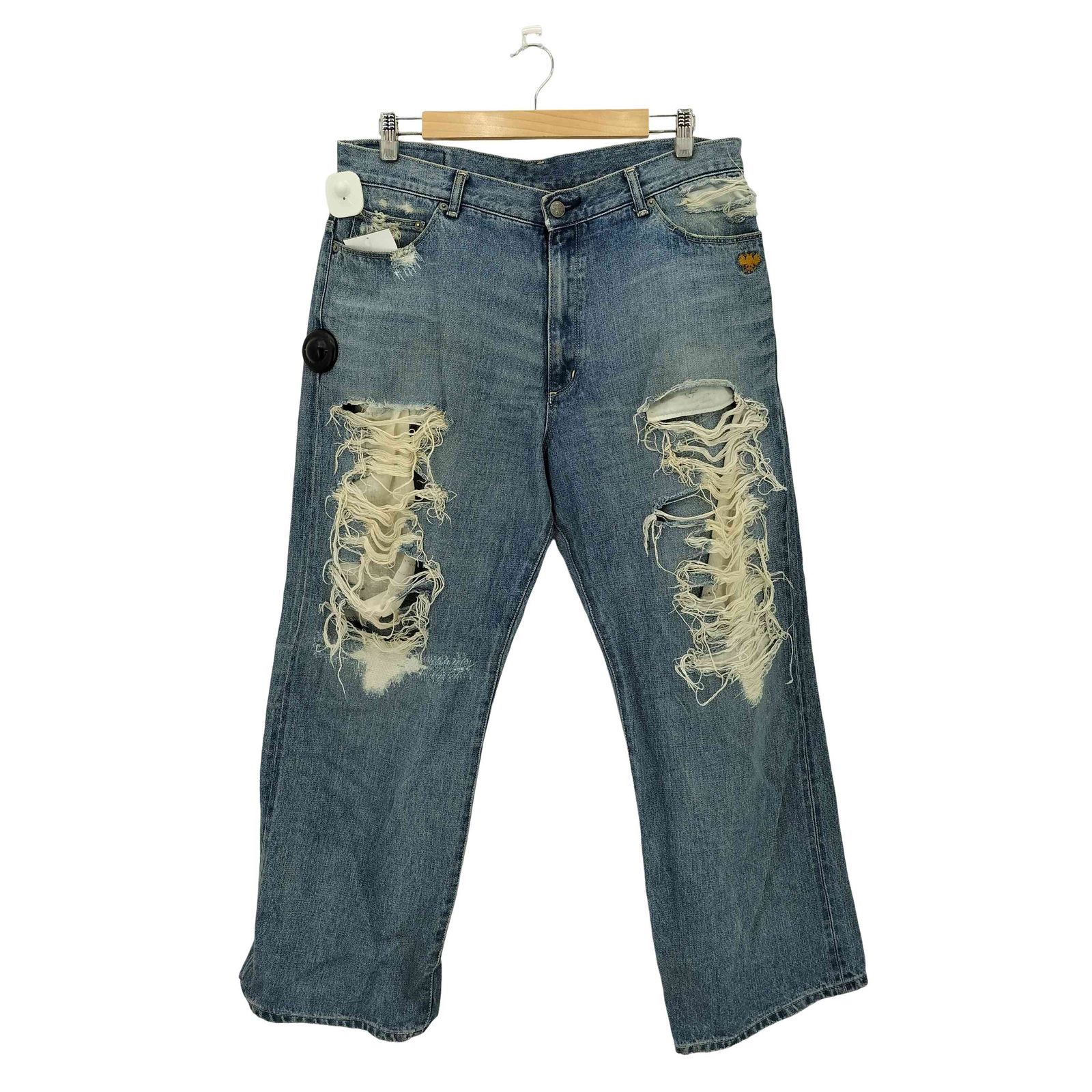 ダブルタップス WTAPS 初期 TRASH ダメージデニムパンツ メンズ LIMA