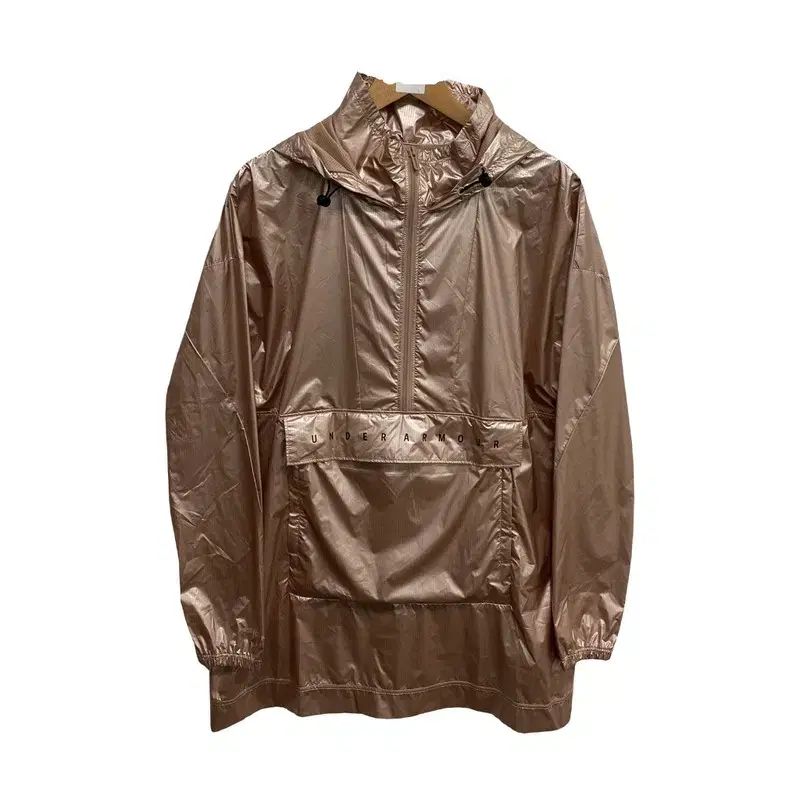 レディース Mサイズ / UNDER ARMOUR アンダーアーマー (新品) メタリック ロング アノラック ジャケット