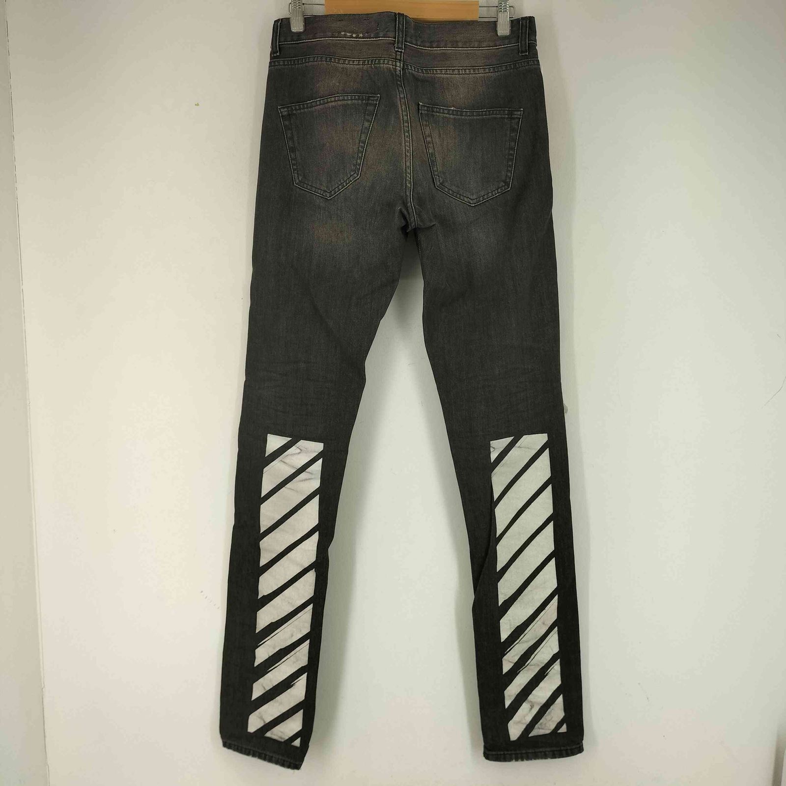 オフホワイト OFF-WHITE 初期モデル ダメージ加工 スキニーデニム