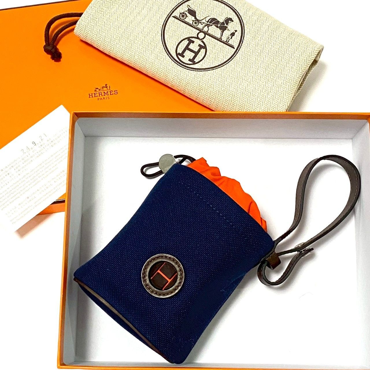 4921 HERMES エルメス 犬用トリーツポーチ On-the-go dog pouch 極美品