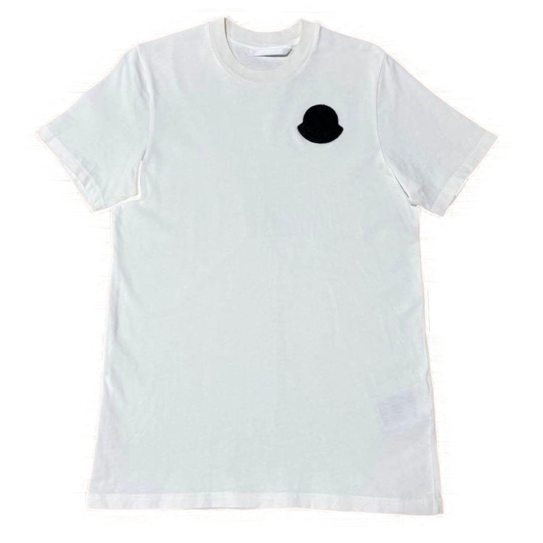モンクレール　デカワッペン　S 白　Tシャツ　国内正規品 5S596