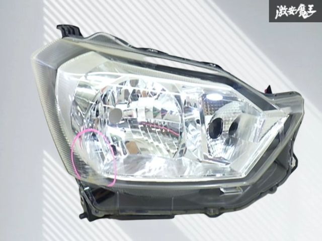 DAIHATSU ダイハツ 純正 LA350S ミライース ハロゲン ヘッドライト ヘッドランプ レンズ 右 右側 運転席側 KOITO 100-69043 即納 棚