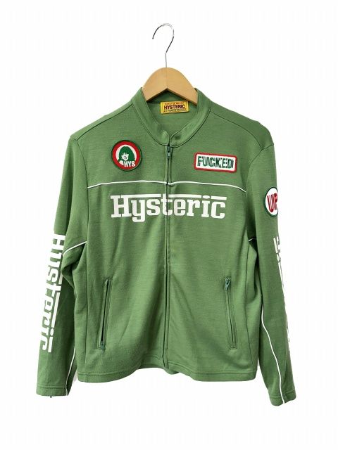 ヒステリックグラマー HYSTERIC GLAMOUR 25SS CIRCLE GIRL ワッペン レーシング ジャケット 緑 グリーン ブランド古着ベクトル 中古 260609 14,212円