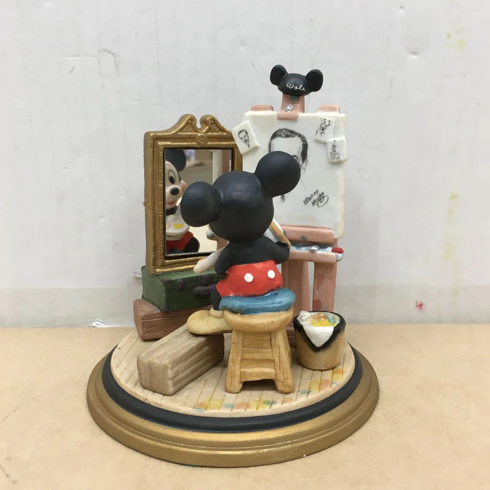 ディズニー ミッキーマウス 置物 アトリエ ウォルト・ディズニー 