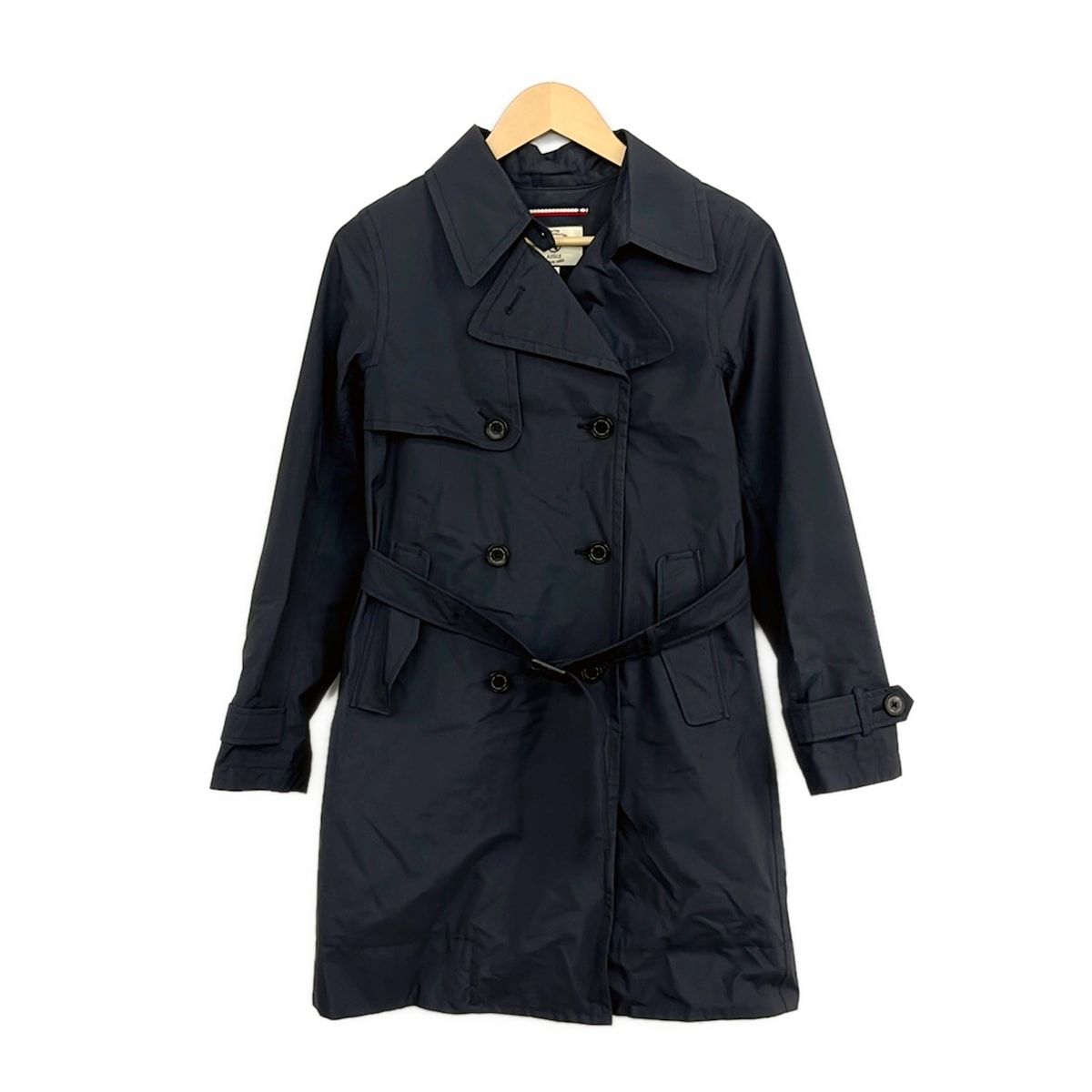 AIGLE(エーグル) トレンチコート サイズS レディース - ダークネイビー 長袖/春/秋