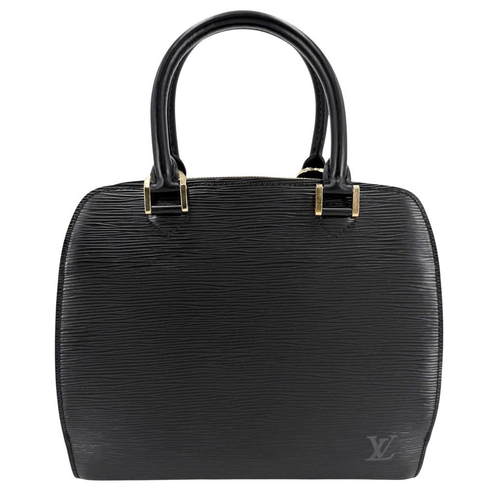ルイヴィトン ハンドバッグ レディース エピ ポンヌフ ブラック 黒 LOUIS VUITTON M52052 ノワール ゴールド金具【中古品】