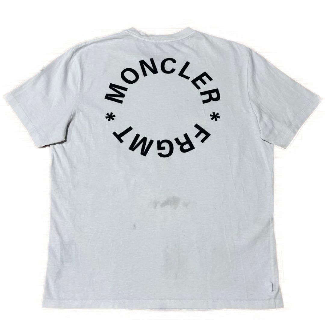 モンクレール　フラグメント　ホワイト　Tシャツ　サイズL 5S598