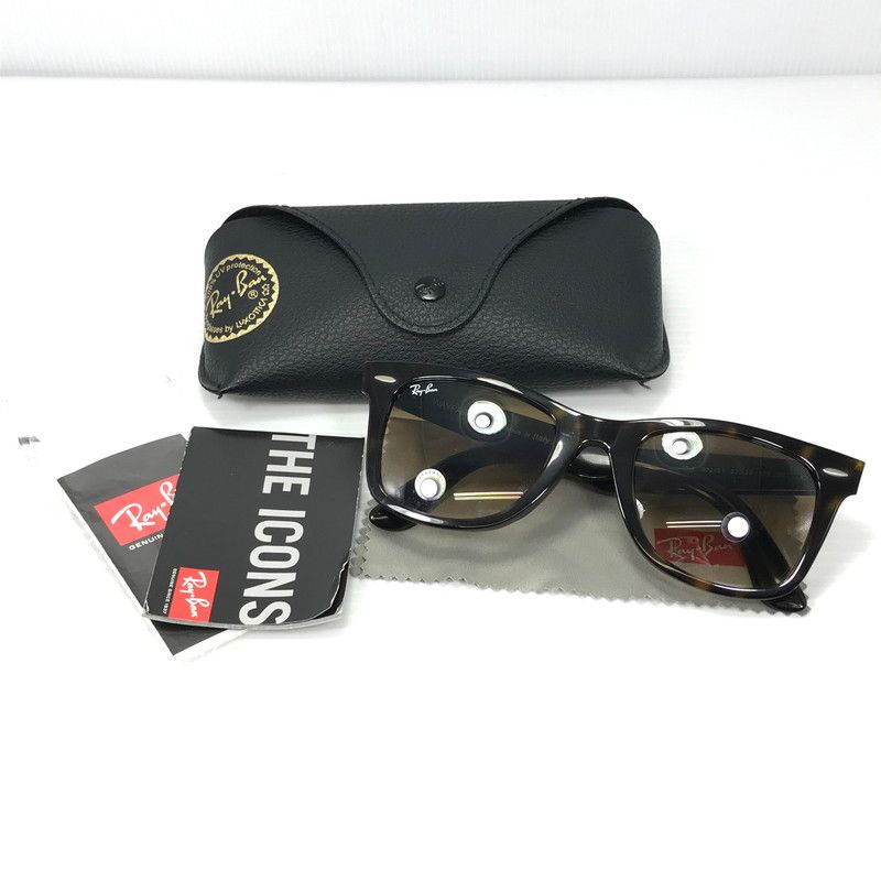 【中古品】 RAY-BAN レイバン ORIGINAL WAYFARER CLASSIC RB2140-F オリジナル ウェイファーラー クラシック サングラス アイウェア アクセサリー 【203-260608-na-02-tagh】