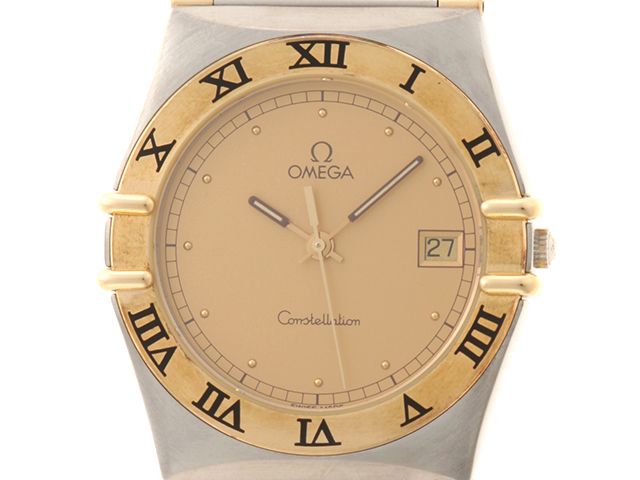 OMEGA オメガ ウォッチ コンステレーション ハーフバー 時計 1310.10 腕時計 ステンレス/イエローゴールド ゴールド クオーツ メンズ【中古】471