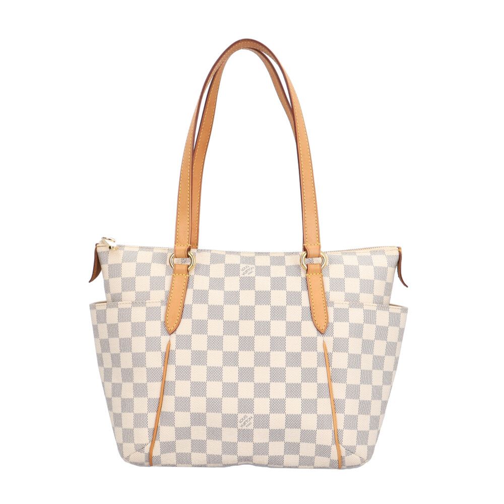 ルイヴィトン トータリーPM ダミエアズール トートバッグ ダミエアズールキャンバス N41280 ホワイト レディース LOUIS VUITTON 中古 ルイヴィトン ルイ ヴィトン
