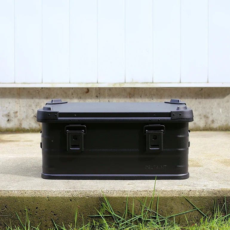 【新品】【1点販売】DELTA/MT[デルタエムティ]ExtremeX30 アルミコンテナ（ブラック 30L）[アルミコンテナ 収納ボックス ストレージ ケース 持ち手付 スタッキング 保管 整理収納 シンプル インテリア ガレージ アウトドア]
