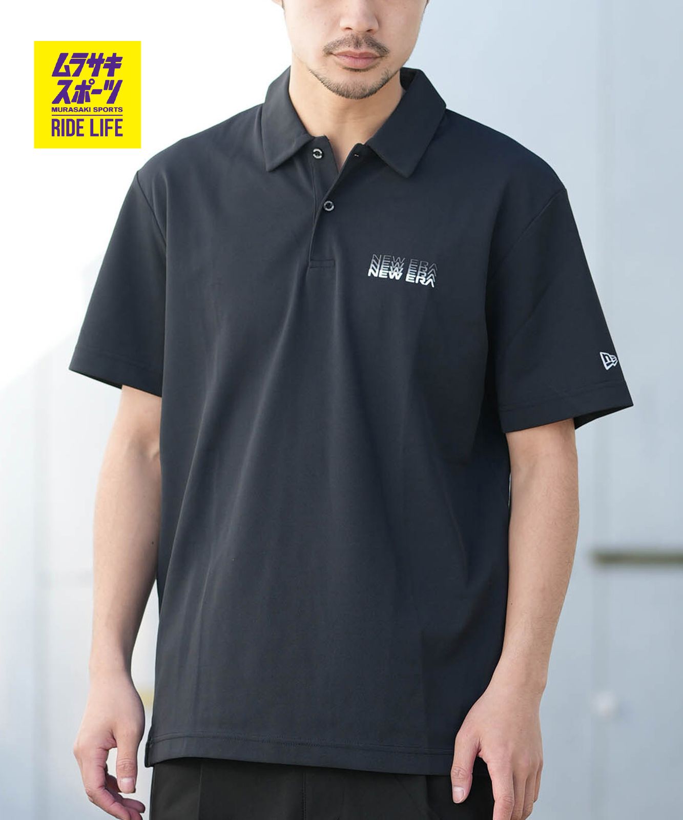【ムラスポ公式】新品 NEW ERA ニューエラ 半袖 ポロシャツ メンズ 鹿の子 吸汗速乾 UVカット 抗菌 14859946 6,336円