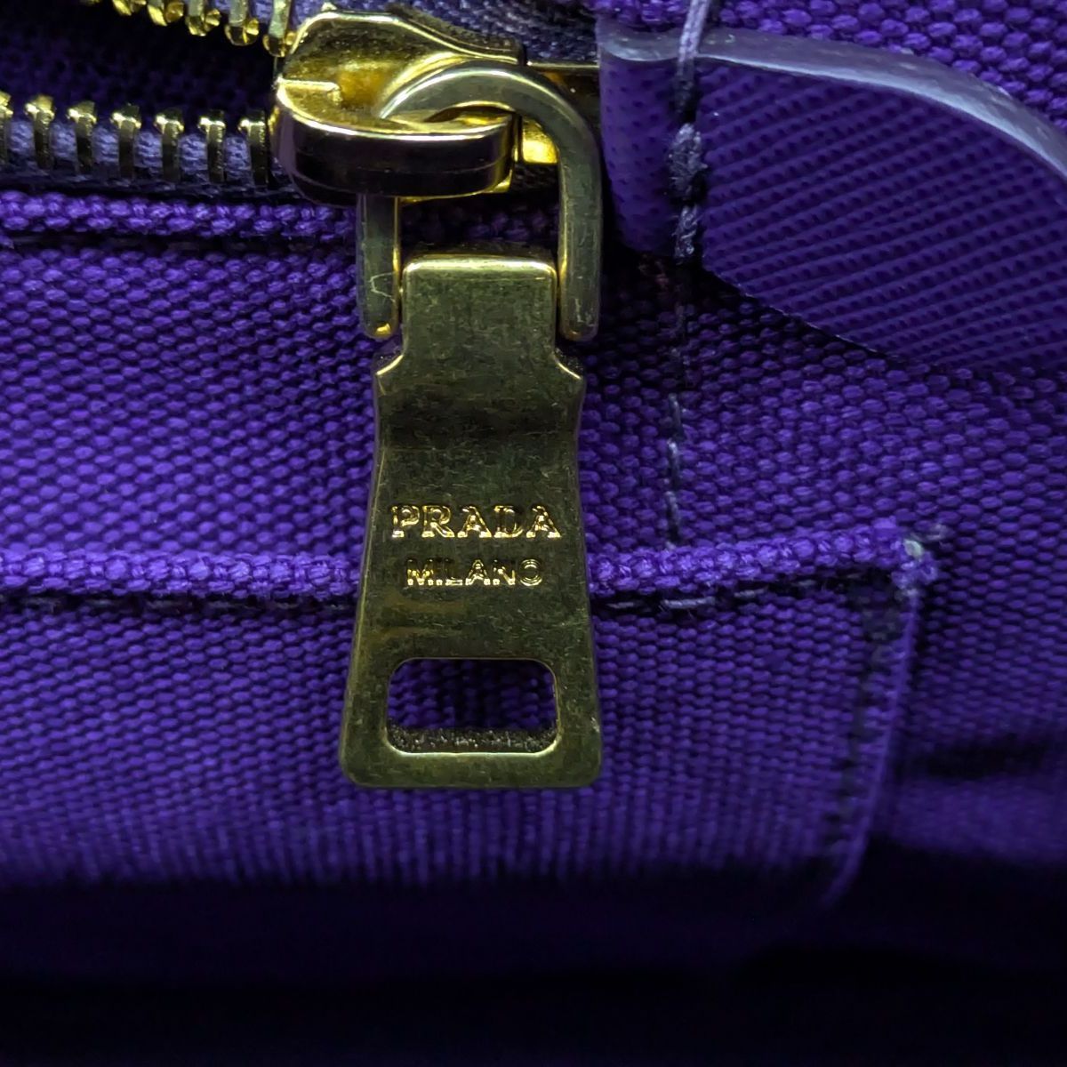 極美品/レアカラー】プラダ PRADA カナパ 2WAY トートバッグ パープル 