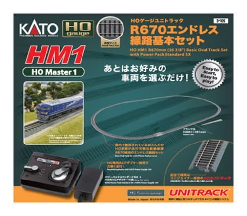 KATO HOゲージ HM1 HOユニトラック R670エンドレス線路 基本セット 鉄道模型 レールセット 3-105送料無料 c1af1a45