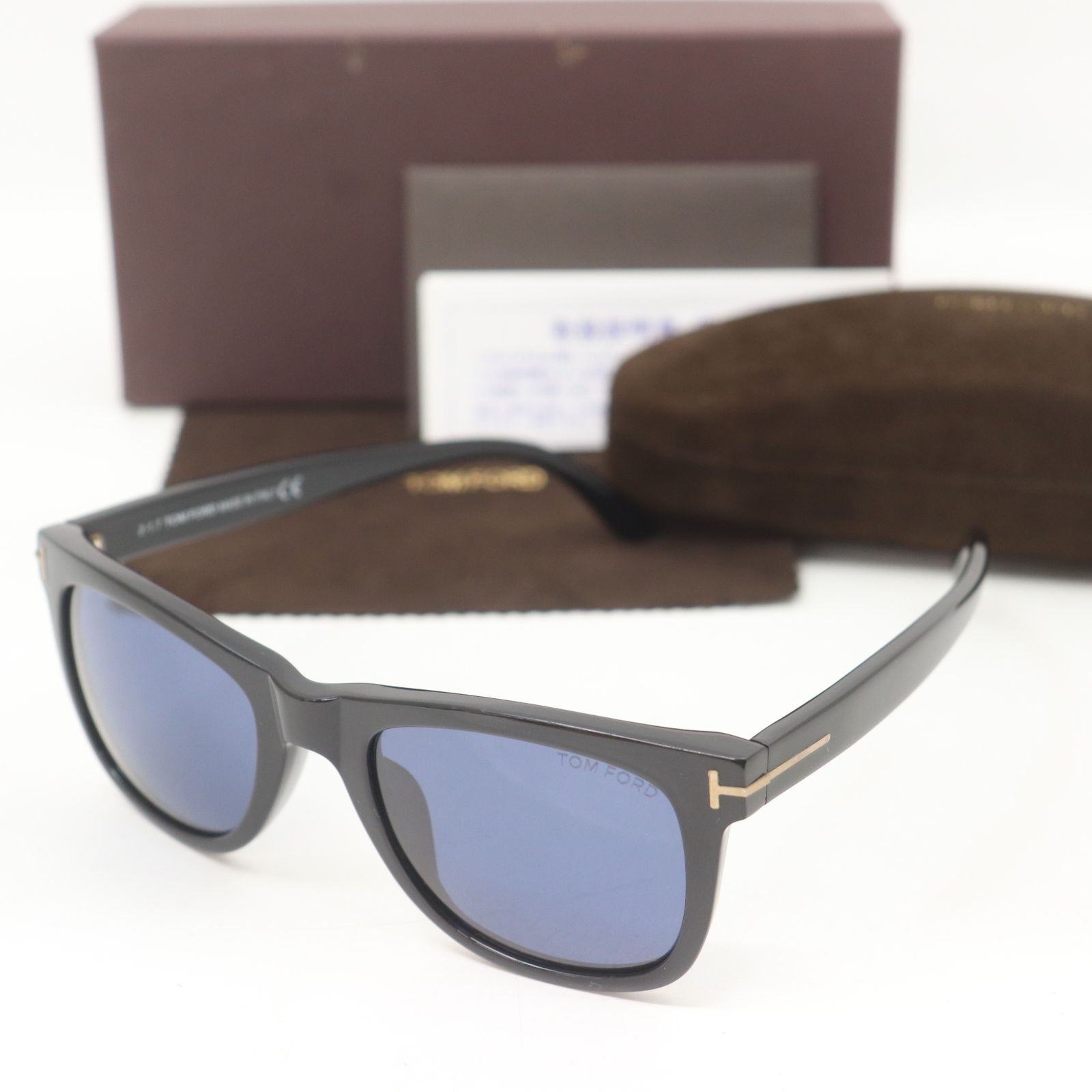IT4P32H1UWKI TOM FORD トムフォード LEO レオ サングラス TF9336 01V 52□21 145 ブラック レギュラーフィット メンズ
