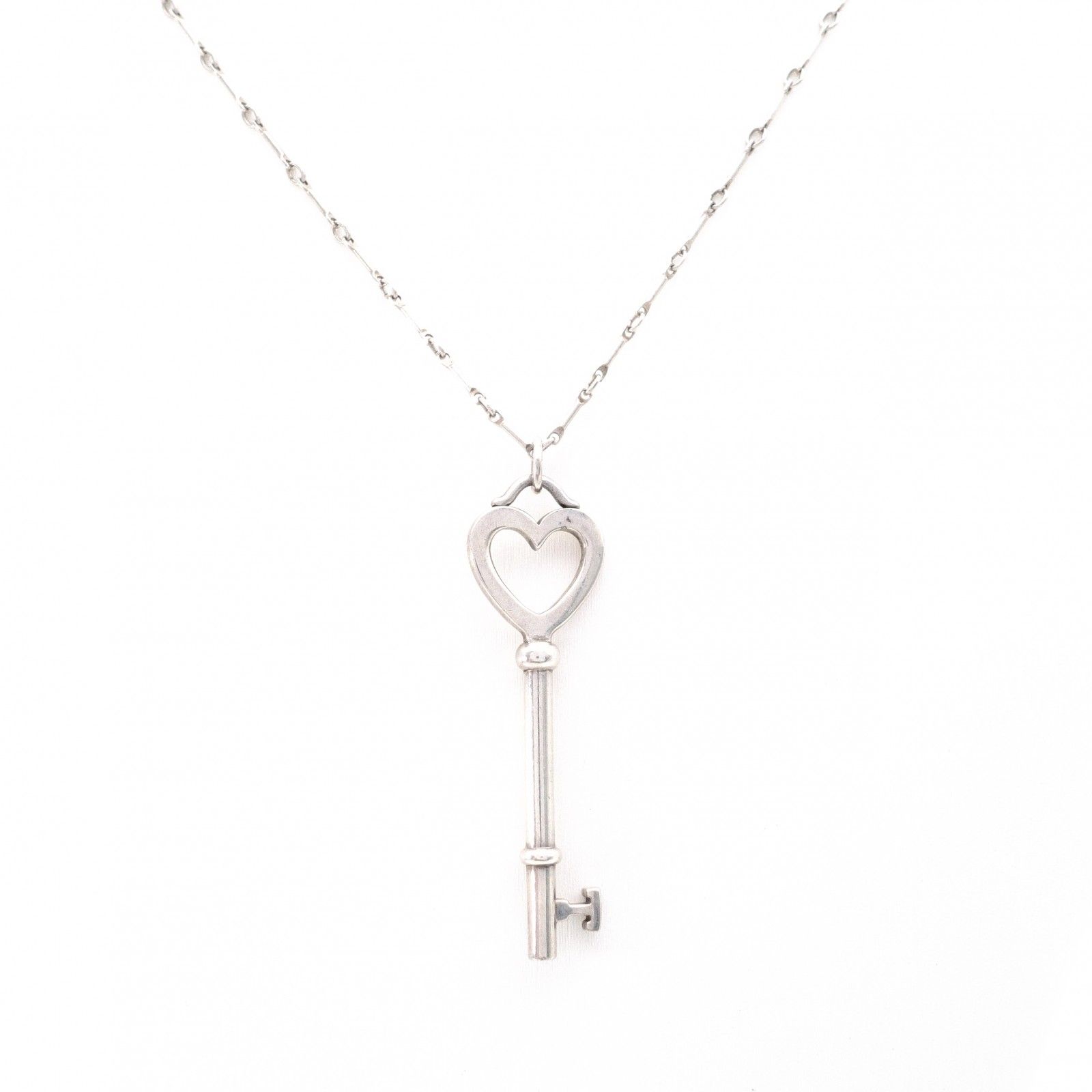 TIFFANY&Co. ティファニー ハートキー ネックレス シルバー925 シルバー