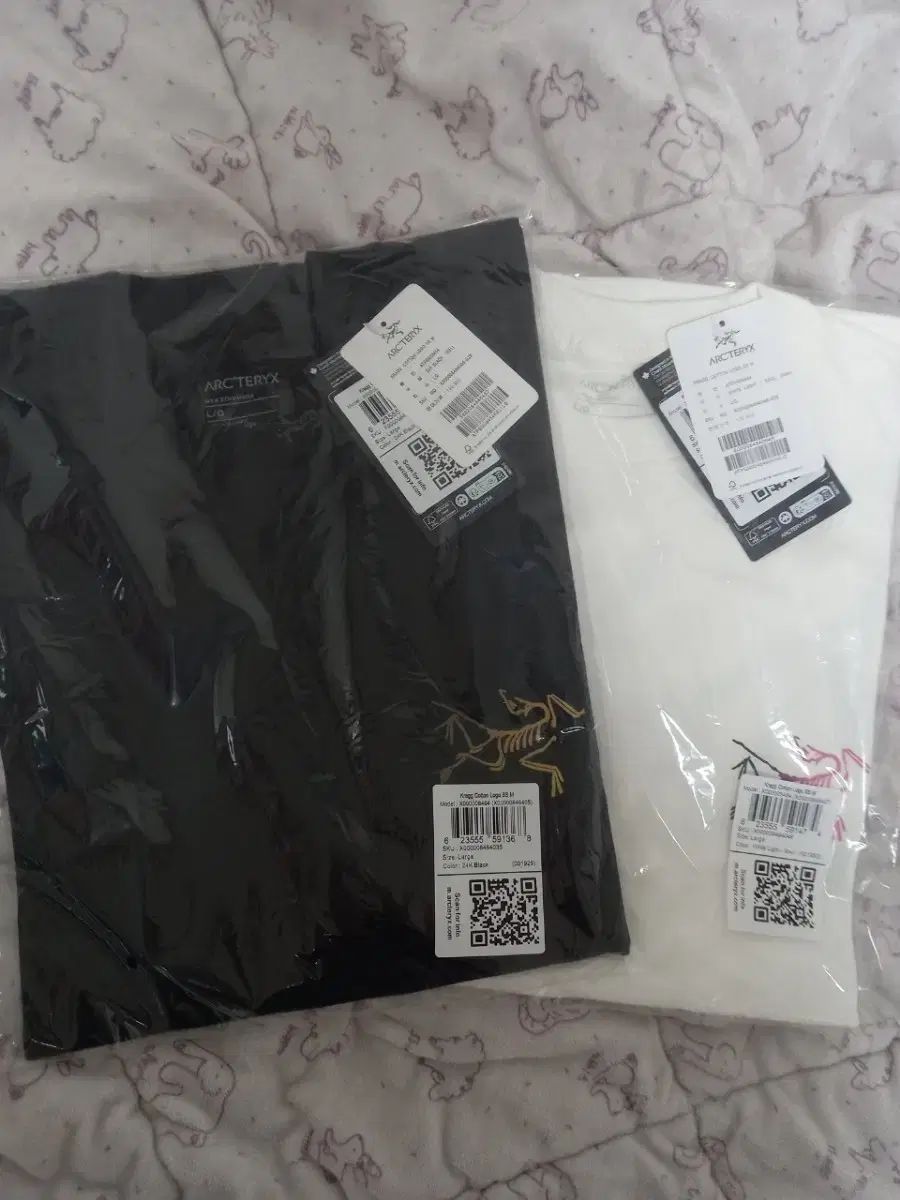 L)) ARC'TERYX アークテリクス 半袖Tシャツ 黒/白 セット