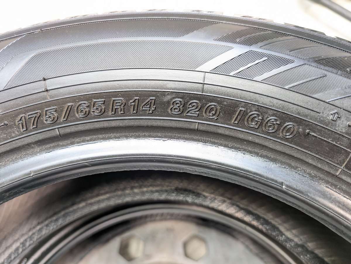 175/65R14 ヨコハマ アイスガード iG60 中古タイヤ スタッドレスタイヤ 