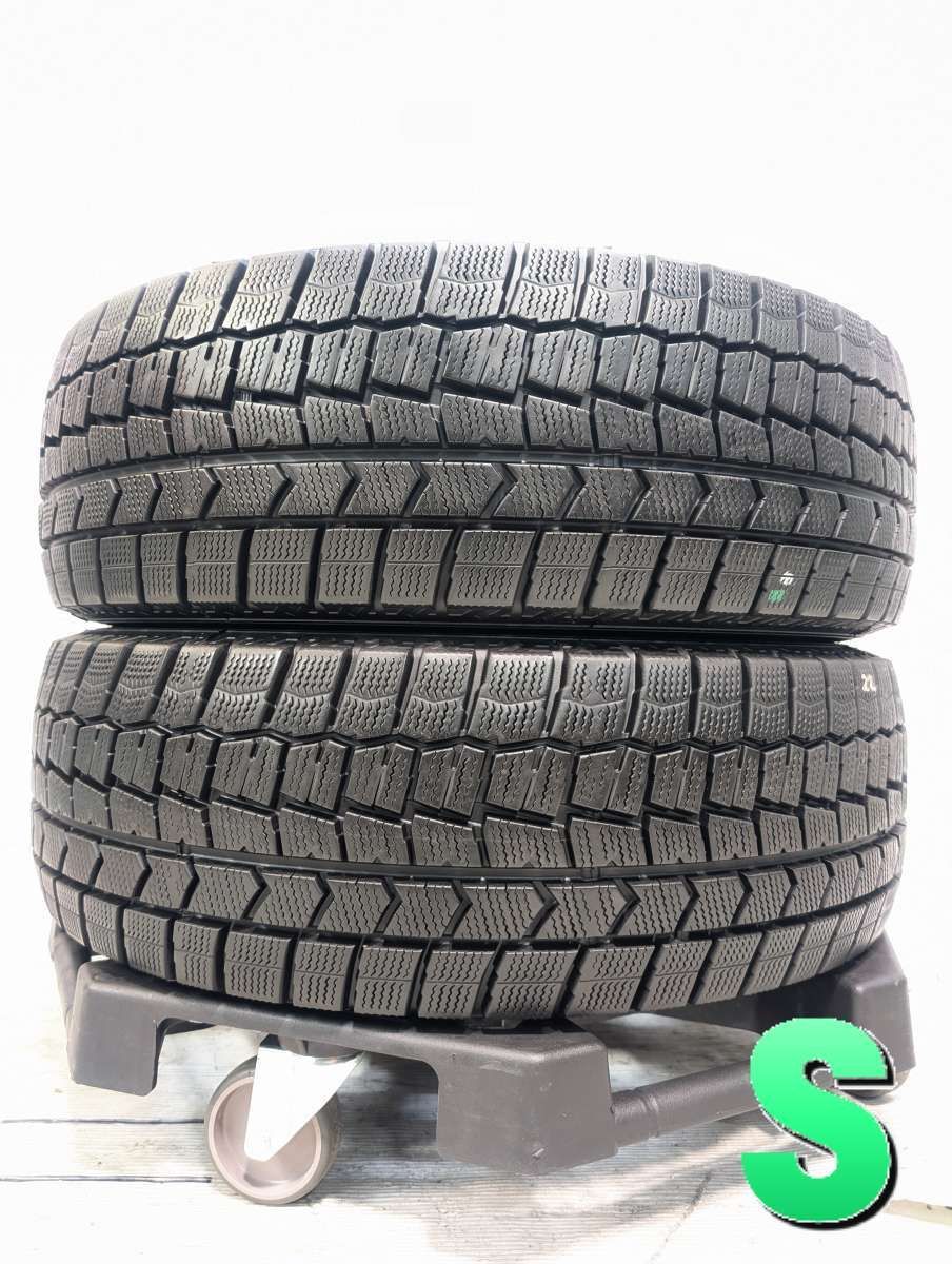 205/60R16 ダンロップ ウィンターマックス WM02 中古タイヤ スタッドレスタイヤ 2本セット w16260124032