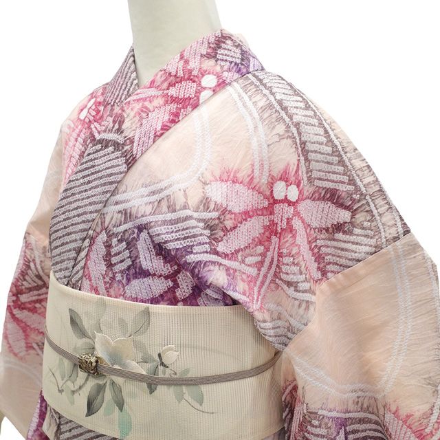 新古品】 有松 浴衣 本場有松鳴海絞り 夏物 未使用 ゆかた 絞り 木綿