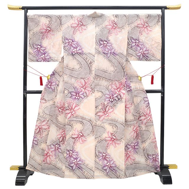 新古品】 有松 浴衣 本場有松鳴海絞り 夏物 未使用 ゆかた 絞り 木綿