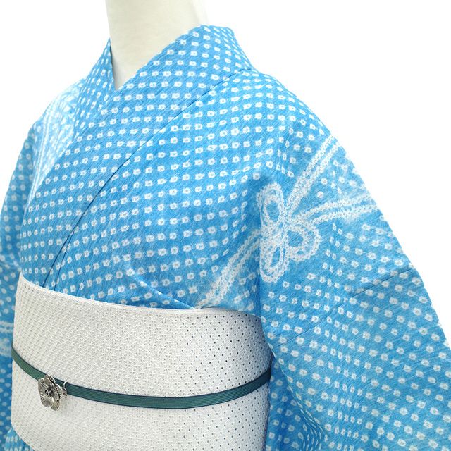 新古品】 有松 浴衣 本場有松鳴海絞り 夏物 未使用 ゆかた 絞り 木綿