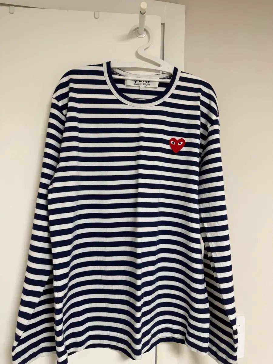 コム・デ・ギャルソン ストライプ 長袖Tシャツ