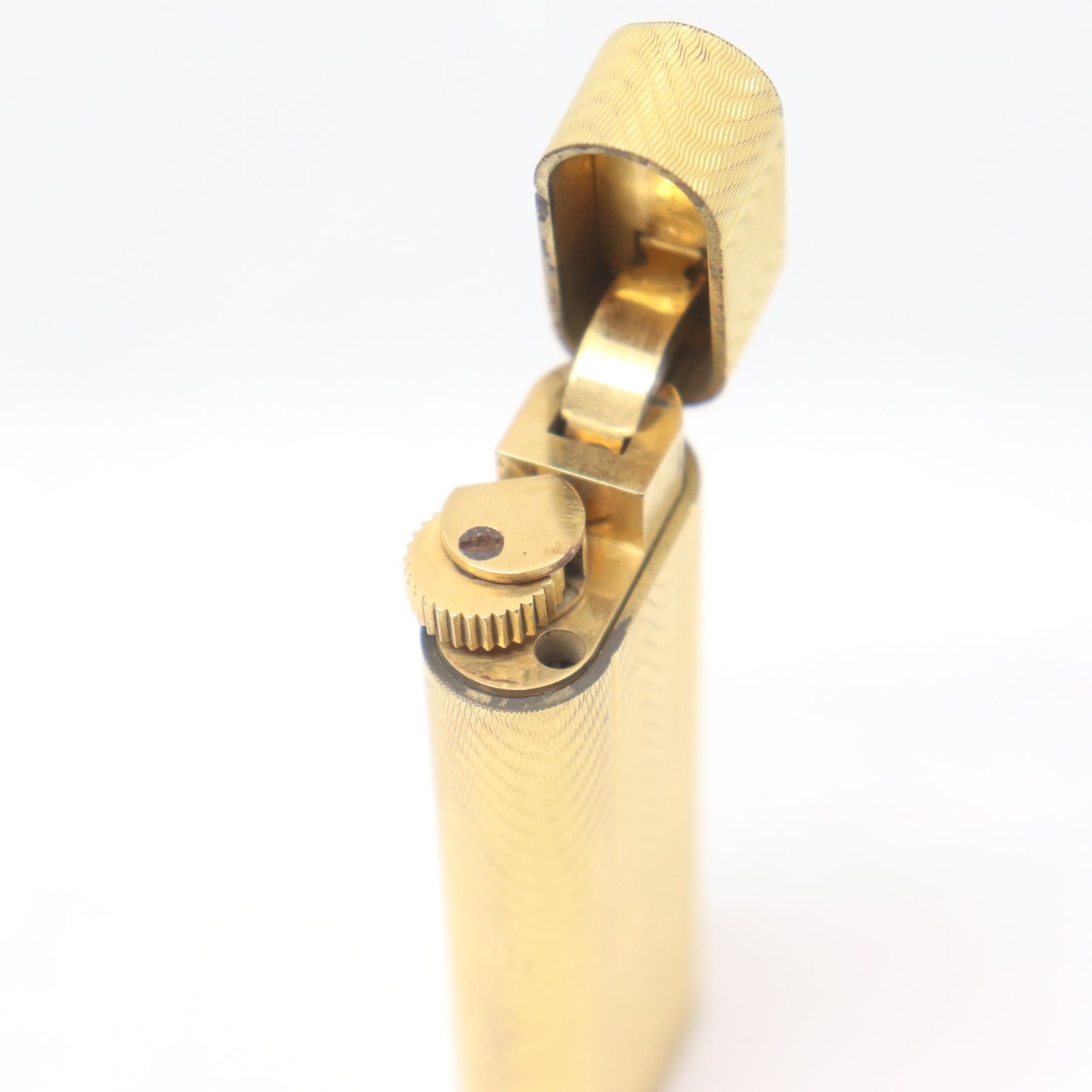 ITAJWU7OU0ZK Cartier カルティエ ライター オーバル 波模様 GP 