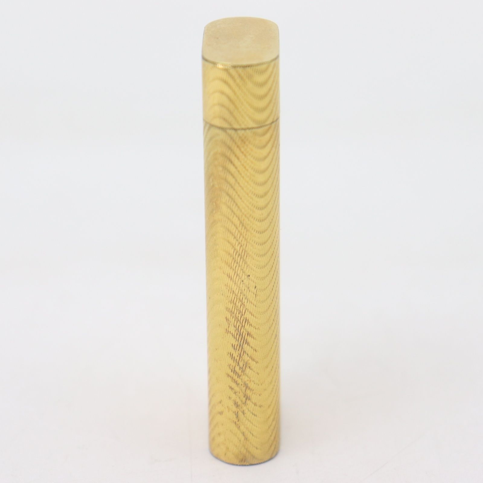ITAJWU7OU0ZK Cartier カルティエ ライター オーバル 波模様 GP 