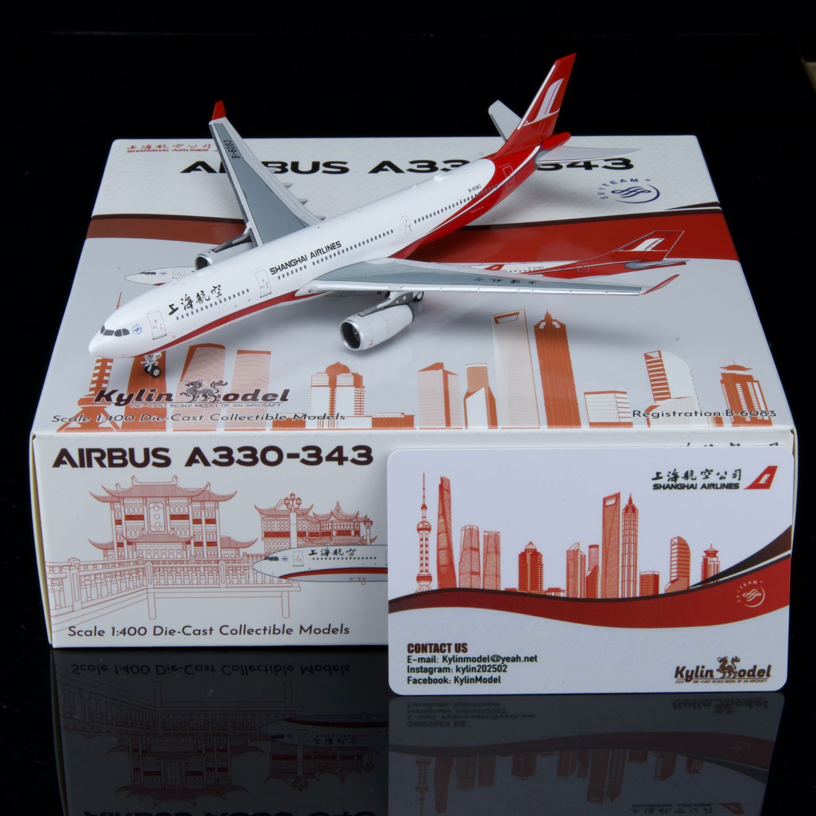Kylin Model 上海航空 A330-300 B-6083 1/400 K333CSH01