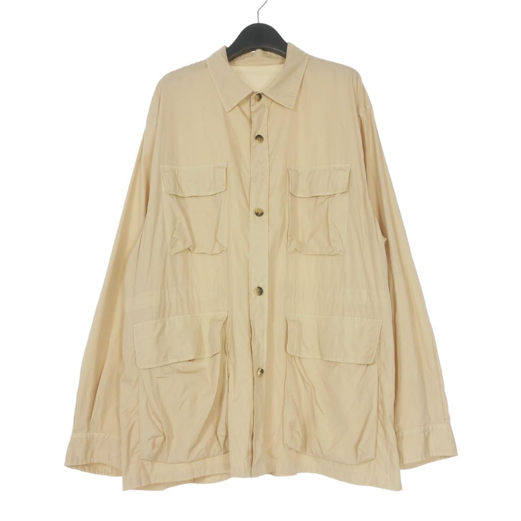 ザクラシック The CLASIK 26SS GARMENT DYE SAFARI JACKET サファリジャケット ブルゾン 長袖 48 ベージュ 26SS-CKJK-010