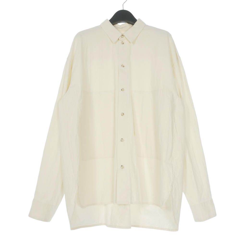 ポリプロイド POLYPLOID SHIRT JACKET シャツジャケット ブルゾン 長袖 3 生成り オフホワイト 06-A-08