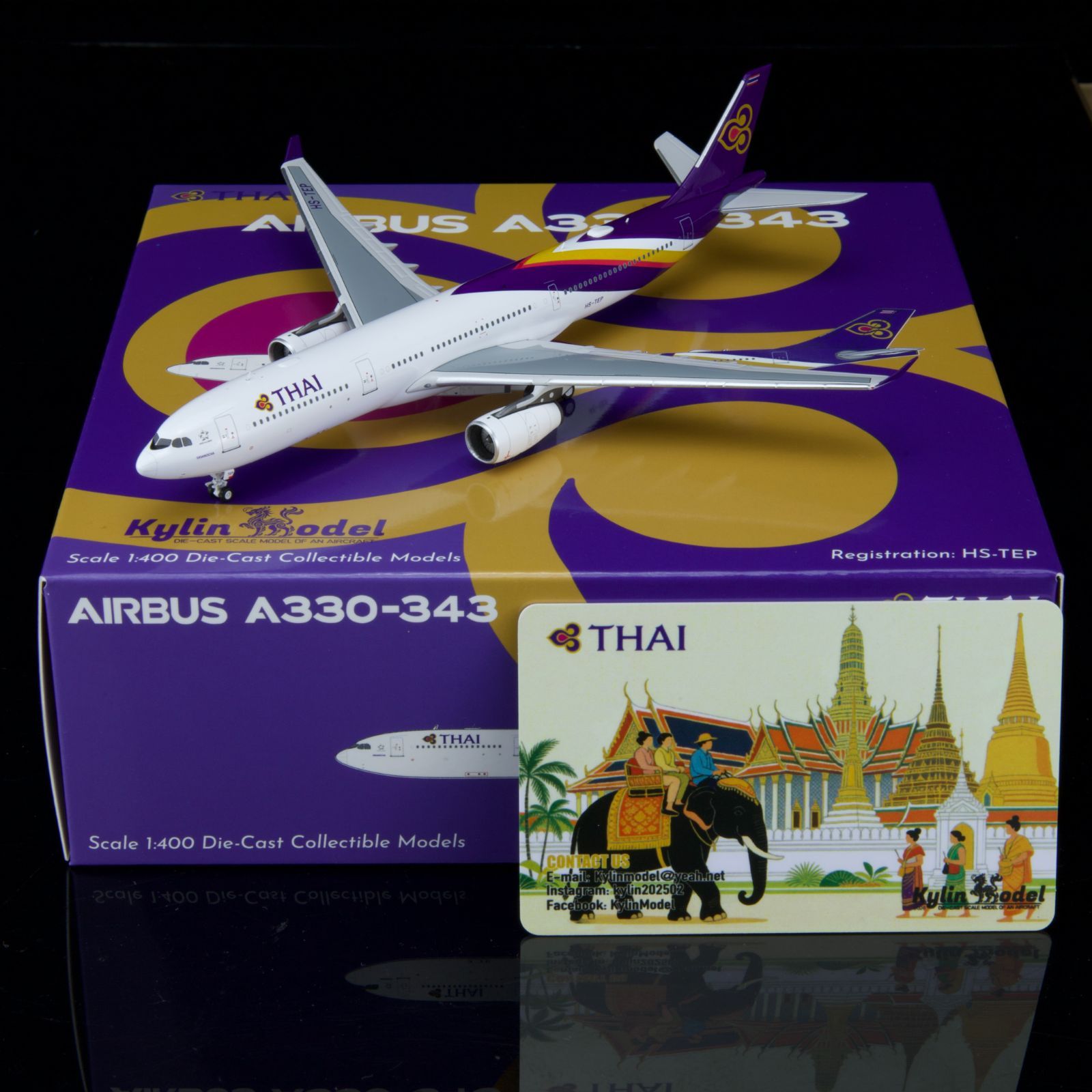 Kylin Model タイ国際航空 A330-300 HS-TEP 1/400 K333THA01