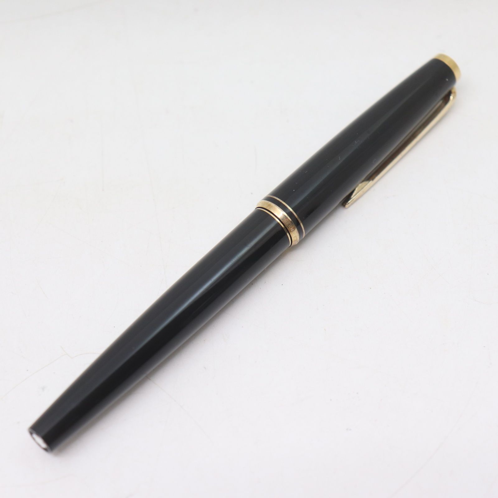 ITBPMCHIGNX8 Montblanc モンブラン 万年筆 筆記未確認 EF ブラック ゴールド 文房具 ブランド ステーショナリー