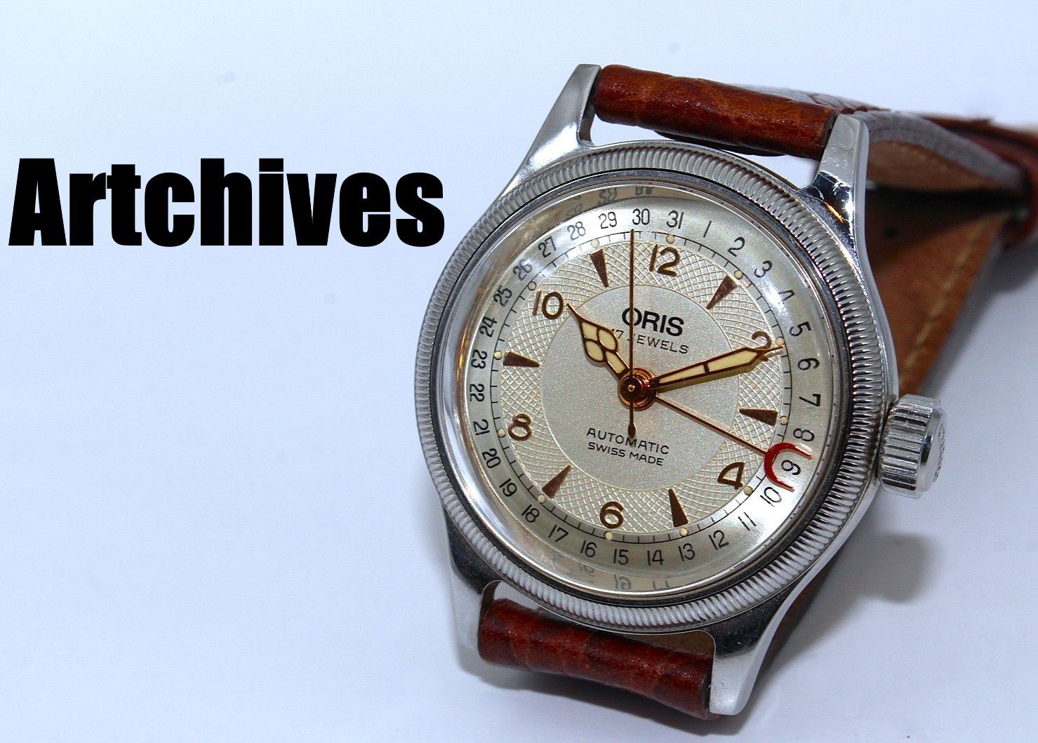 『VRW-1908』☆時計☆ORIS (オリス)☆7400☆ポインターデイト☆SL文字盤 ボーイズ 自動巻き 稼働品☆