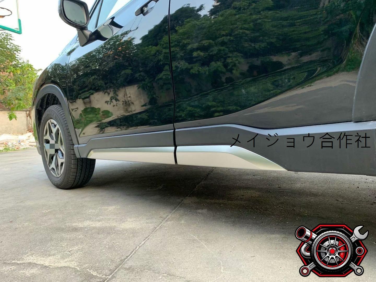 人気商品19年型フォレスター用車体装飾ストリップ 防擦り防衝撃ドアエッジガード 4点セットcp69