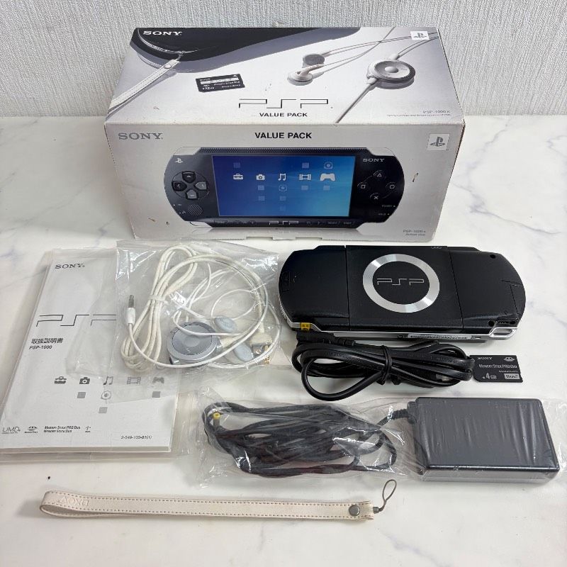 【初期化済み/動作品】SONY PlayStation1000 PSP-1000 VALUE PACK ブラック 531K