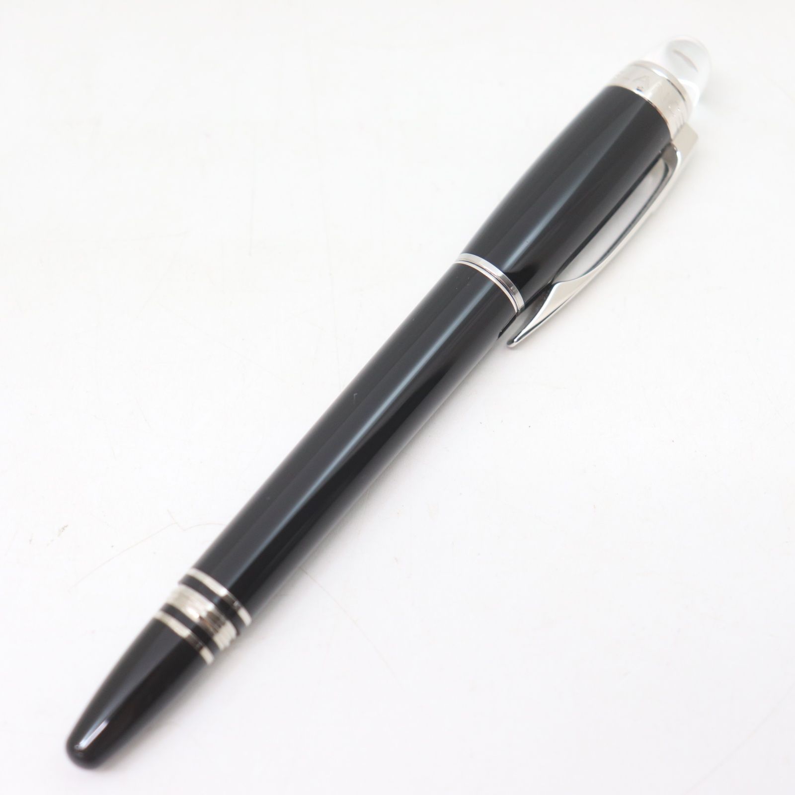 ITC69IDCE593 MONTBLANC モンブラン スターウォーカー ファインライナー ボールペン ブラック シルバー 筆記確認可 インクほぼなし