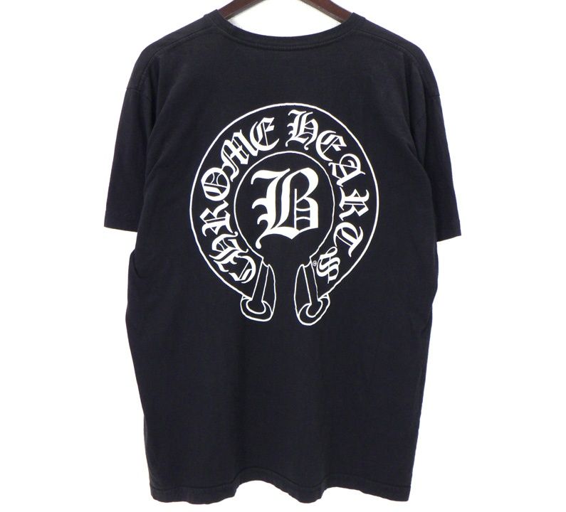 クロムハーツ CHROME HEARTS × ベラハディット BELLA HADID 【 BELLA HD T-SHRT 】 ホースシュー イニシャル ロゴ 半袖 Tシャツ　50875